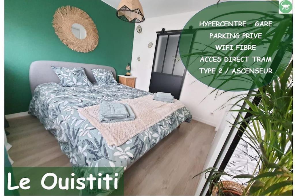 Le Ouistiti - 50 M De La Gare - Parking Prive Apartment Tours Exterior photo